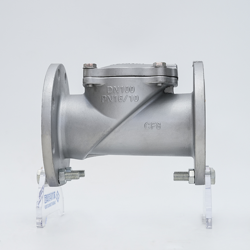 Rostfritt stål gummiskiva backventil H44X-16P Rostfritt stål gummiskiva backventil H44X-16P