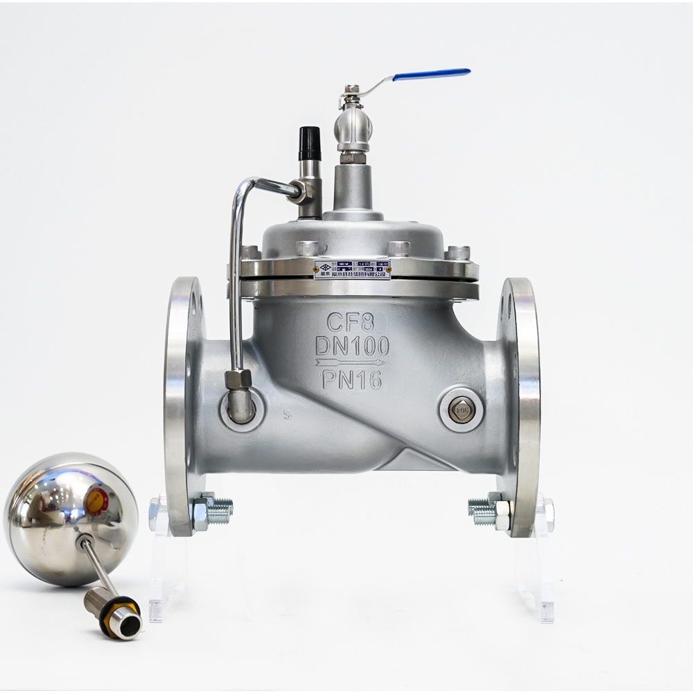 Rostfritt stål Fjärrkontroll Flottörventil 100X-16P